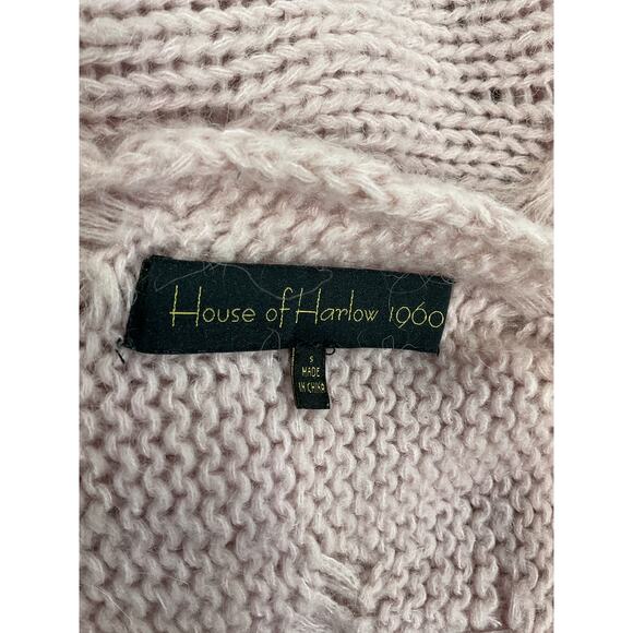 House of Harlow 1960 Pink Sweater - Picture 4 of 5